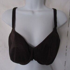 Chantelle Bra 36DDD Brown Lace Lined Underwire